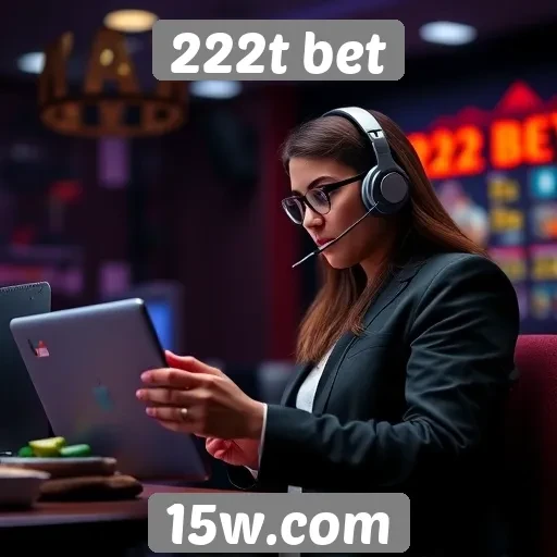 Suporte ao cliente no site 222t bet